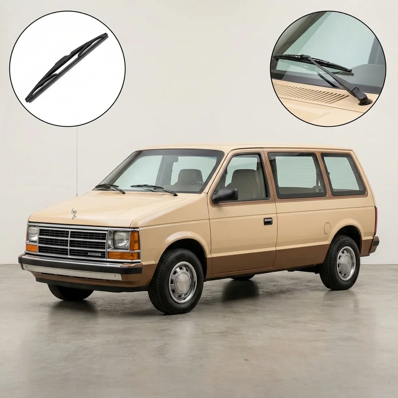 Passenger Side Wiper Blade for Dodge Mini Ram (1984 - 1988) - 1